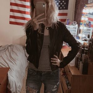 Leather jacket